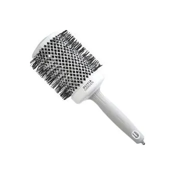 kartáč na vlasy Kartáč Olivia Garden Expert Shine White&Grey 65 mm