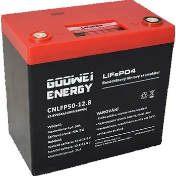 Trakční baterie Goowei Energy CNLFP50-12.8 50Ah 12.8V