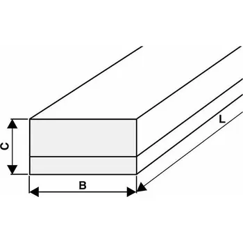 Brusný kotouč Tyrolit T437114 | Brousící a obtahovací kámen dvouzrnný 50x25x200 mm, zrno 150/320, tvrdost O, tvar 90K