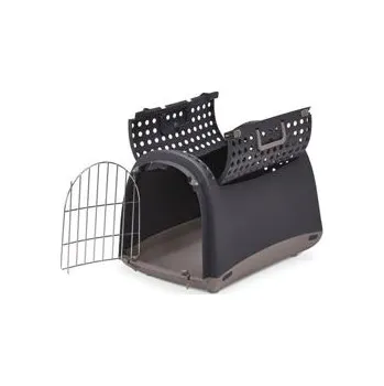 přepravka pro zvíře Přepravka pro kočky a psy Cabrio antracit IMAC