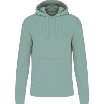 Pánská mikina Pánská organická mikina s kapucí Kariban K4027 Barva: Zelená šalvějová, Velikost: XXL