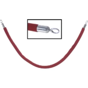 Stojan na vymezení prostoru Varianta: Stojan na vymezení prostoru sametový provaz červený HF-90/5144R