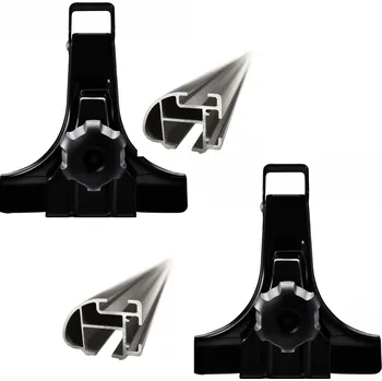 Příčník na automobil Střešní nosič Thule s profesionální tyčí Daihatsu Feroza 2-dr SUV s odtokovými žlábky 2000