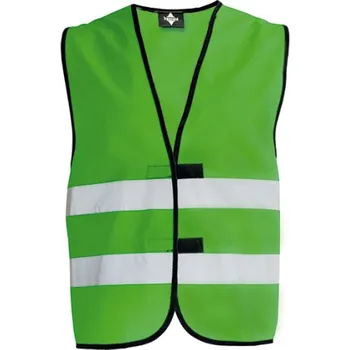 Korntex Aarhus Dětská reflexní vesta KX100K Green S (7-12 years)