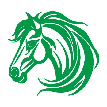 Samolepící dekorace Kůň 103 levá hlava (12 - zelená) SAMOLEPKA NA AUTO, NÁLEPKA, FÓLIE, POLEP, TUNING, VLASTNÍ TEXT, TISK, AUTOSAMOLEPKY.cz, POLEPY, OBRÁZEK, LOGO, 3D STICKERS