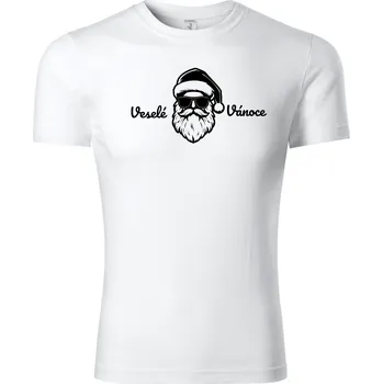 Chlapecké tričko Fenomeno Dětské tričko Santa(veselé vánoce) - bílé Velikost: 110 cm/4 roky