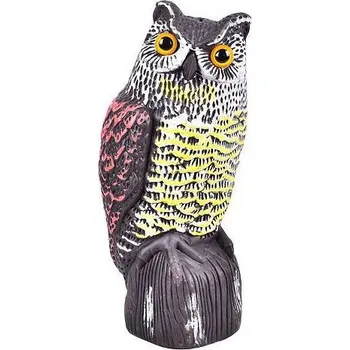 Odpuzovač zvířat 3D maketa dravce Výr - 36 cm