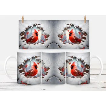 Keramický hrneček - kardinál