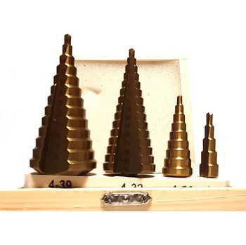 Vrták Silver Kuželové vrtáky HSS 4 - 39mm, sada 4ks