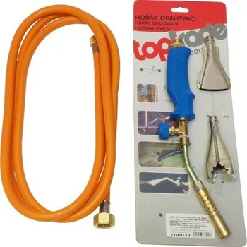 Plynová hadice Toptrade Profi Tools Toptrade Hořák opalovací 12+15+17x380mm s hadicí 706011