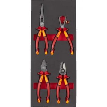 Kleště MILWAUKEE Pěnová vložka se sadou kleště VDE, 4ks