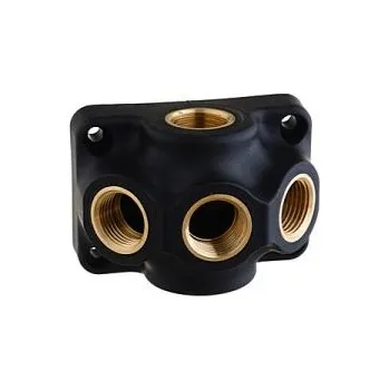 Kompresor koncová krabice pro rozvod tlakového vzduchu 3vývody na rychlospojku 1