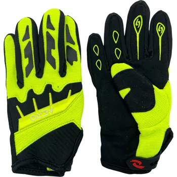 Moto rukavice Dětské rukavice AERO - žluté XS