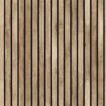 Tapeta Papírové tapety na zeď úzké lamely dub přírodní