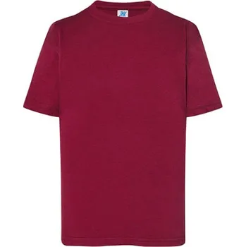 Oblečení a móda Jhk Dětské tričko JHK150K Burgundy 3/4