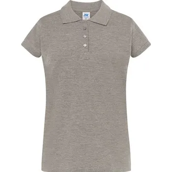 Dámské tričko Jhk Dámské polo tričko JHK511 Grey Melange XXL