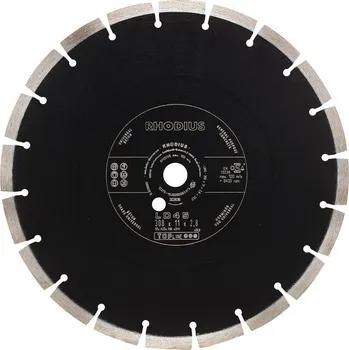 Řezný kotouč Rhodius 303837 | Diamantový řezný kotouč LD45 kovaný segment 350x11,0x3,0x25,40 mm