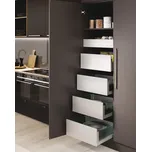 Cemux kování pro potravinovou skříň H Box SLIM sklo modul 450 mm bílá