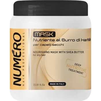 Vlasová regenerace Brelil Professional Nourishing Mask vyživující maska s bambuckým máslem pro suché vlasy 1000 ml