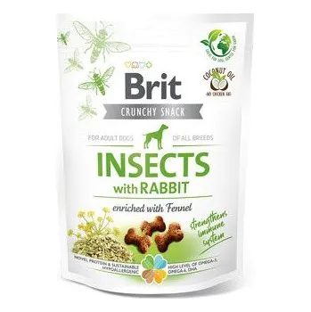 Pamlsek pro psa Brit Care Dog Crunchy Crack. Insec. Rabbit Fennel 200g