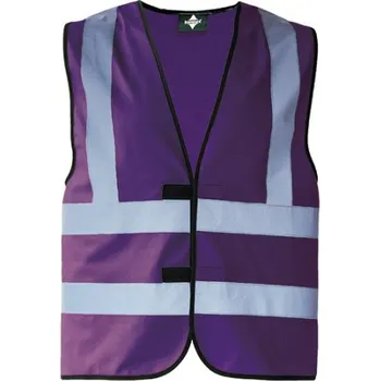 reflexní vesta Korntex Hannover Unisex bezpečnostní vesta KX140 Violett 5XL