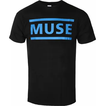 Tričko metal pánské Muse - Dark Blue Logo - ROCK OFF - MUSETS01MDBB - XXL
