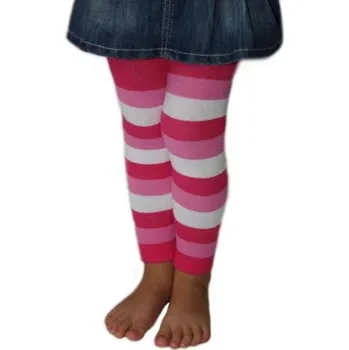 Dětské legíny Design Socks - proužek bílá 5