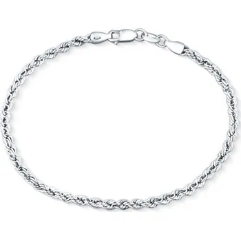 Náramek Stříbrný kroucený náramek 18 cm