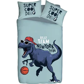 Povlečení Set dětského povlečení pro kluky i teenagery - Super Cool Dino