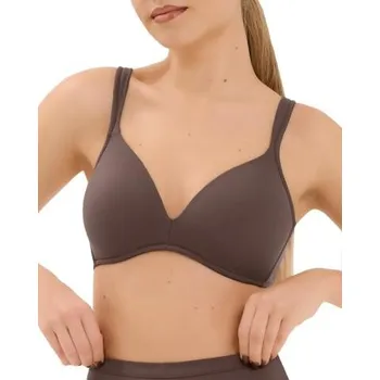 Podprsenka Dámská podprsenka Lisca 20335 Maya soft hnědá hnědá 90D