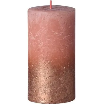 Svíčka Bolsius Rustic Sunset 130 mm Creamy Caramel/Copper