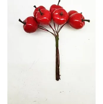 Jablko na drátku 2 cm, sada 6 ks (136851 015 OW-79-00039-22 jablka)