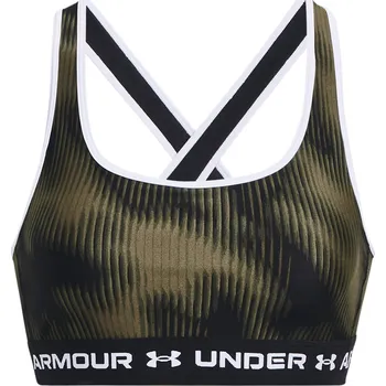 Podprsenka Under Armour UA Crossback Mid Print Dámská sportovní podprsenka US M 1361042-390