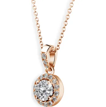 Přívěsek ŠPERKY-NM, Zlatý dámský kulatý přívěsek 1781 růžové zlato