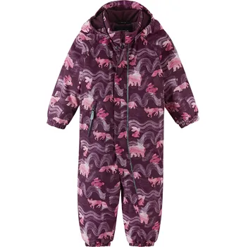 dívčí zimní kombinéza Dětský membránový overal Reima Puhuri Deep purple Velikost: 92