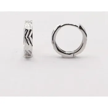 Náušnice Stříbrné náušnice kroužky