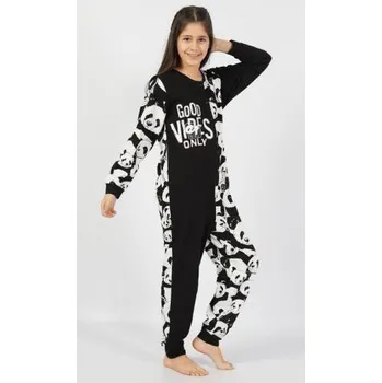 Kojenecký overall Dětský overal Vienetta Secret Good vibes only černá 15 - 16
