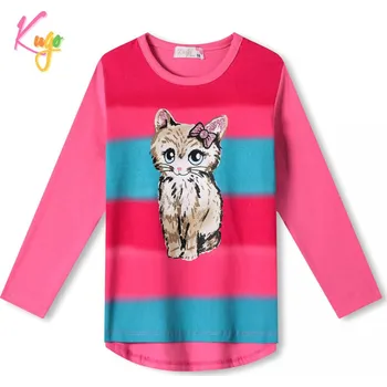 Dívčí tričko Dívčí triko Kugo HC0747 - tmavě růžová Barva: Tmavě růžová, Velikost: 98