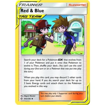 Sběratelská karetní hra Red & Blue 202/236 - Cosmic Eclipse Typ karty: Non-Holo