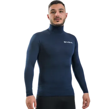 funkční tričko s vysokým límcem a dlouhým rukávem givova Corpus 3 XXL tmavě modrá 0004