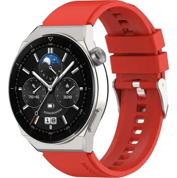 VSECHNONAMOBIL 64998 RUBBER Řemínek Huawei Watch GT 3 Pro 46mm červený