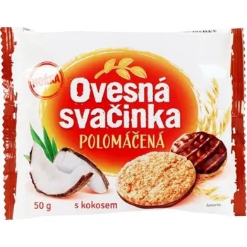 Ovesná svačinka polomáčená s kokosem 40g