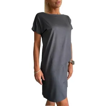 Dámské šaty Dámské volnočasové šaty FOLLIA Tulia šedá S