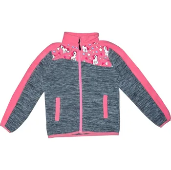 Dívčí mikina Dívčí fleecová mikina Sezon (2317-0) - Unicorn, vel. 122
