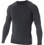 Brubeck Active Wool LS pánské triko Barva: černá, Velikost: M