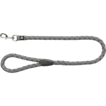 Vodítko pro psa Trixie Vodítko CAVO kulaté DOUBLE nylon L-XL 1m/18 mm GREY