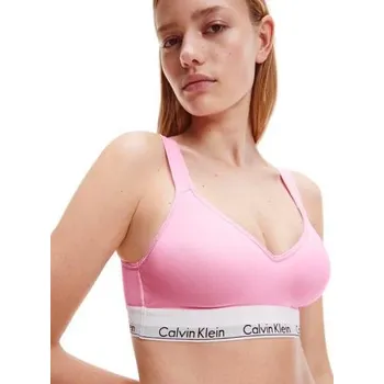 Podprsenka Dámská sportovní podprsenka Calvin Klein QF5490E růžová XS