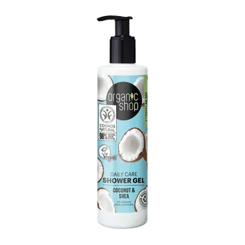 Sprchový gel ORGANIC SHOP Hydratační sprchový gel Kokos a bambucké máslo 280 ml
