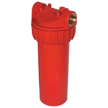 Filtrace vody TECNOPLASTIC FILTR DOLPHIN RED 10", max 80°C, 1" závity