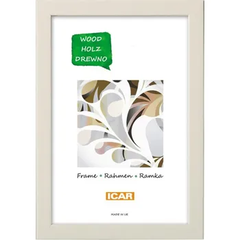 Rám na obraz ICAR Pinia dřevěný rám 20x30cm, krémový